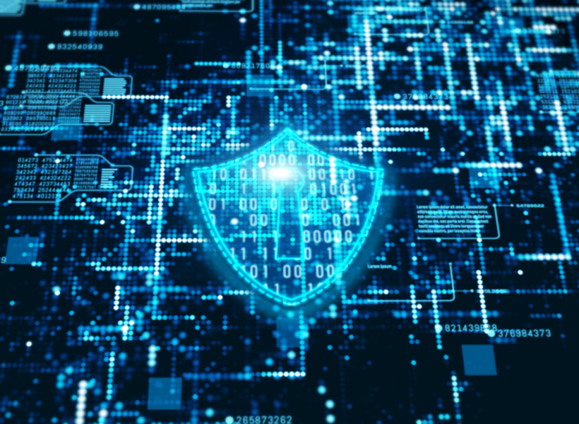 サイバーセキュリティがデータとシステムを守っているイメージの写真